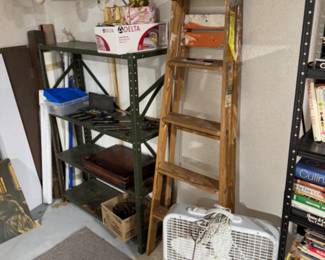 Ladders, Shelves, Box Fan