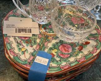 Waterford Lismore Sugar and Creamer
