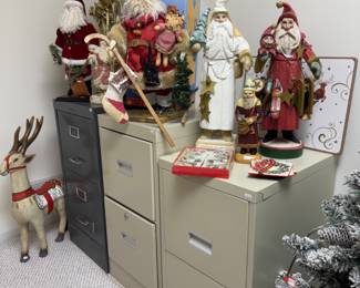 Filing Cabinets, Christmas Decor