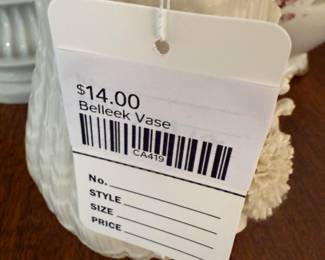 Belleek Vase