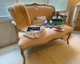 Vintage French Provincial Settee