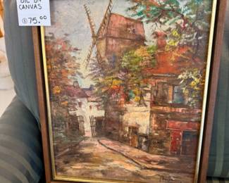 Gino Milani Oil on Canvas