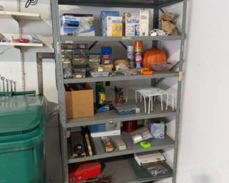 Shelves, misc supplies