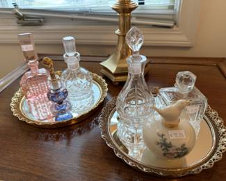 Perfume Bottles, Decorative Trays