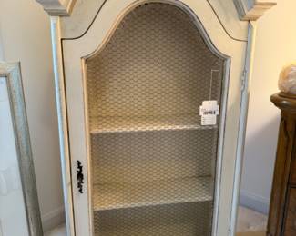 Painted China Tabletop Cabinet