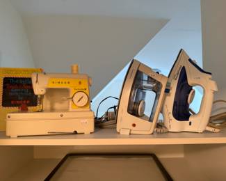 Irons, sewing equipment