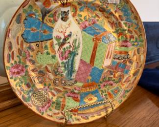 Antique Oriental Decorative Plate