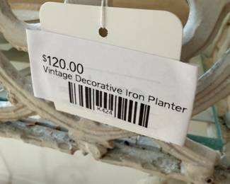 Vintage Decorative Iron Planter