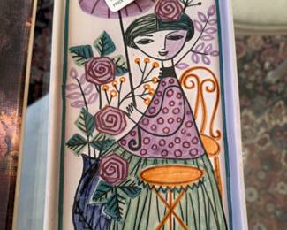 Laila Zink Stoneware Tile
