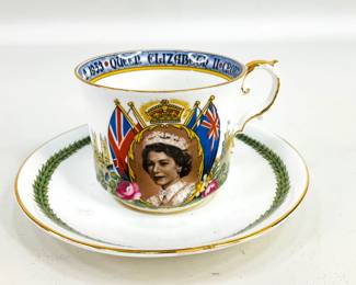 Aynsley Queen Elizabeth Teacup & Saucer