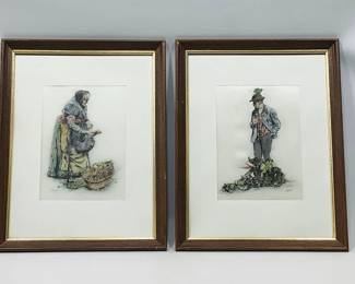 Pair of Paul Geissler Framed Prints