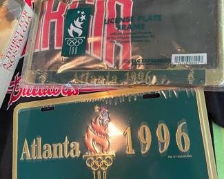 Atlanta 1996 license plate