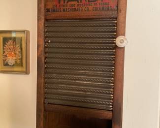 Washboard converted in to wall cabinet