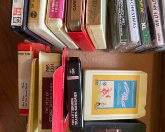 8 tracks and tapes