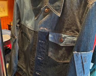 vintage Jean jacket Male brand
