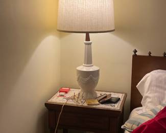Side table and lamp