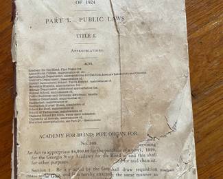 Antique White House cookbook