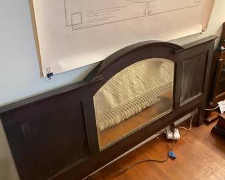 Headboard with mirror