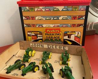 Peelers parking garage, John Deere