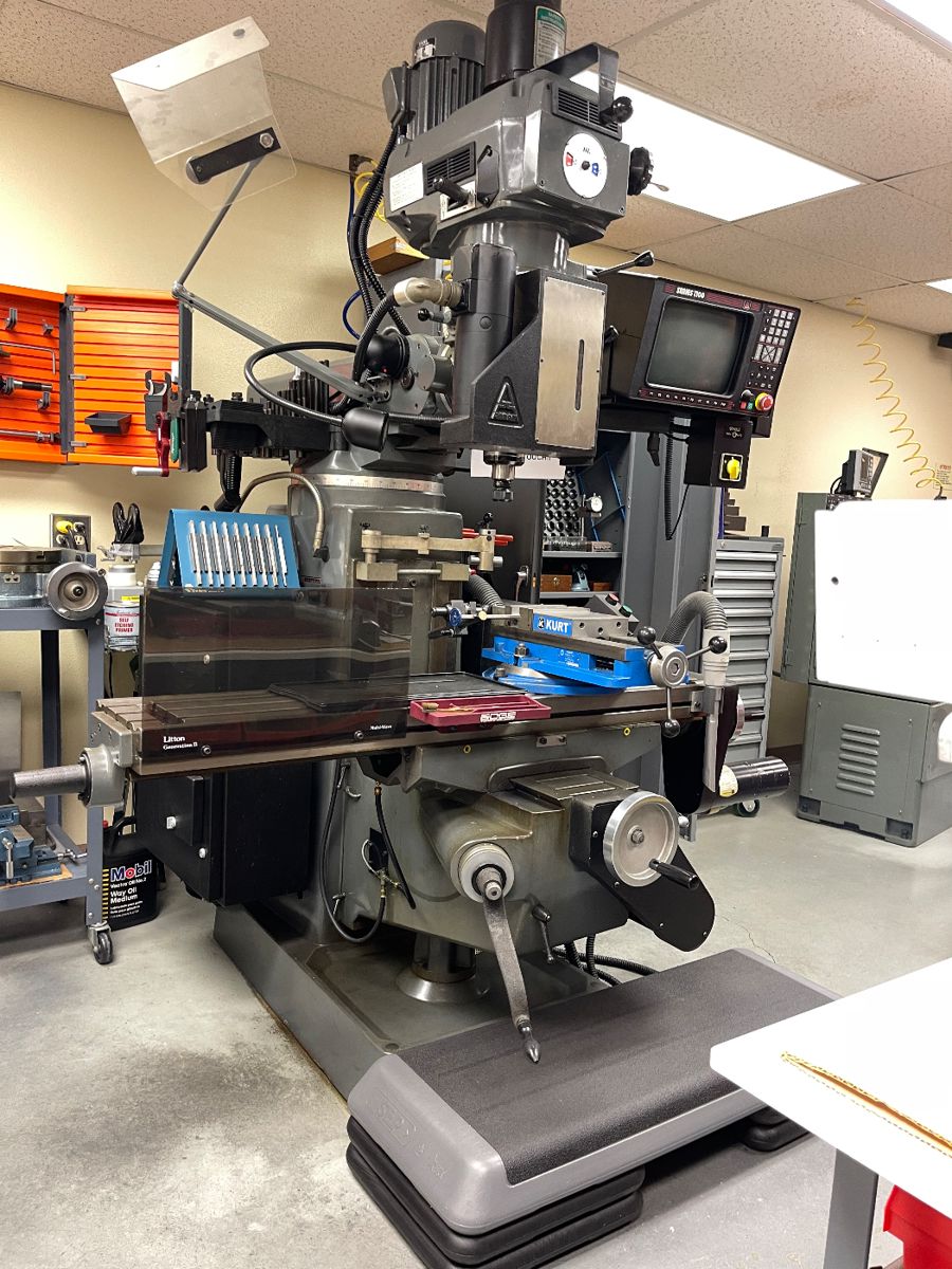 We are selling all of these machines - the components are being sold separately - the Kurt is Sold  but the Lagun is for sale.   We have cabinets full of Chucks and Collets - not photographed - 