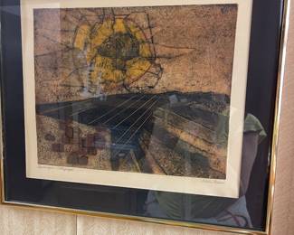 Mid century abstract expressionist art