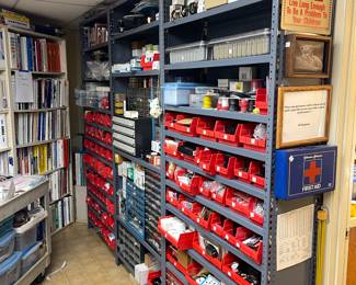 Loads of electrical components 