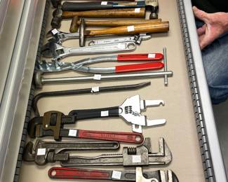 The majority of these photos were taken Friday after the first day of the sale.  I have tried to remove what has sold - but... since we have 10,000 Tools - it's a work in progress! 