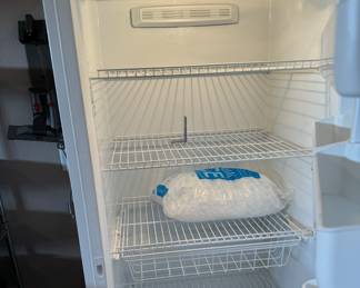 Inside freezer