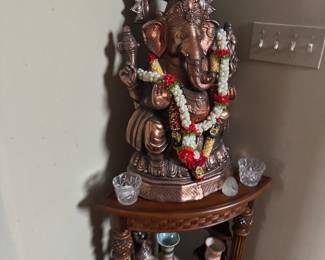 Ganesh bronze sculpture