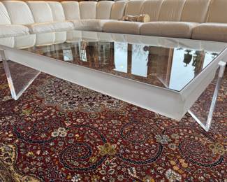$5500 Lucite coffee table