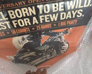 Harley Davidson poster $250