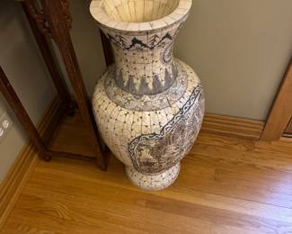 Bone floor vase $2000