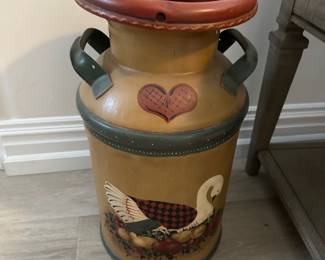 Painted Milk Can