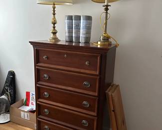 Chest of Drawers, Lamps
