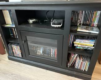Cabinet, CD's, DVD's
