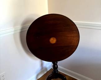 Antique Chippendale Ball and Claw foot tilt top tea table