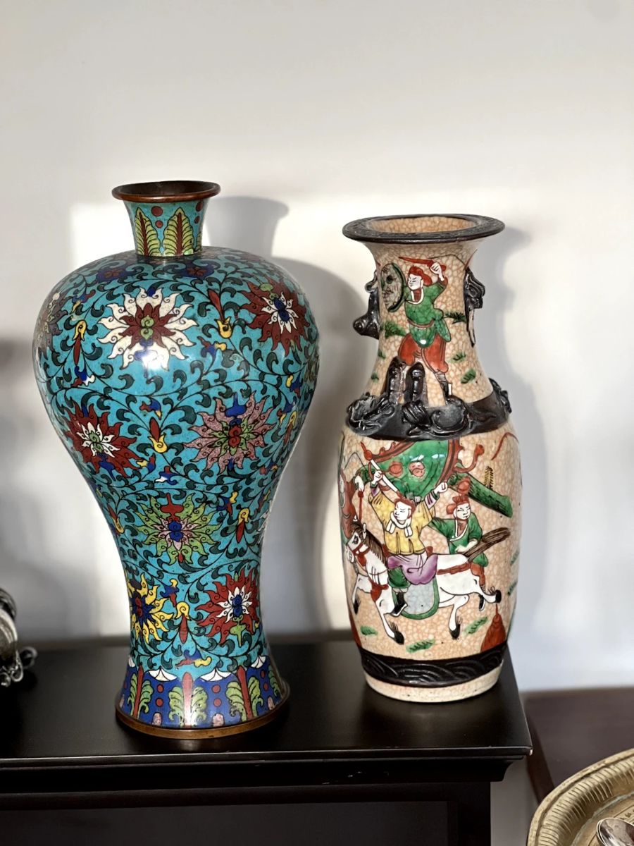 Fine Cloisonne vases