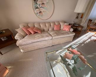 . . . nice upholstered couches