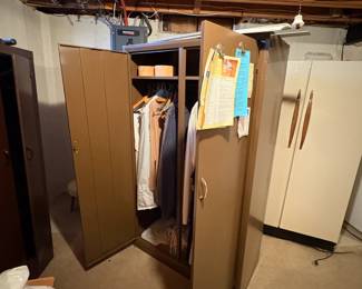 . . . vintage metal cabinets