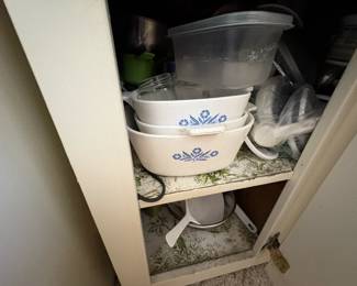 . . . vintage Cornflower Corning Ware