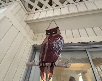 . . . owl stained glass -- gorgeous -- this would be a "wise" purchase!