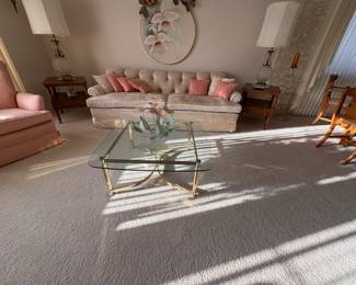 . . . glass coffee table