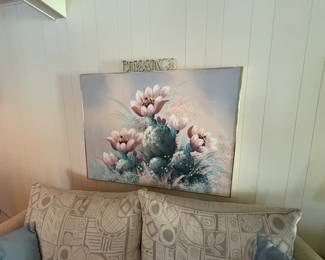 . . . another floral oil painting