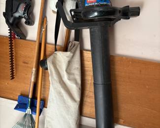 . . . leaf blower