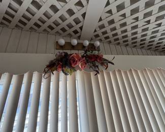 . . . floral swag