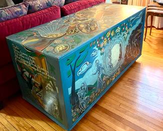 Coloratura  “Orpheus” painted chest.