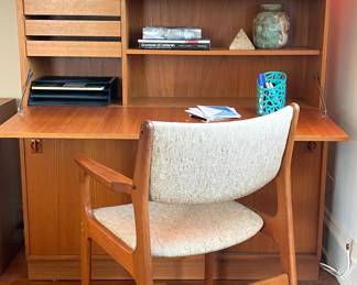 Danish modern teak desk