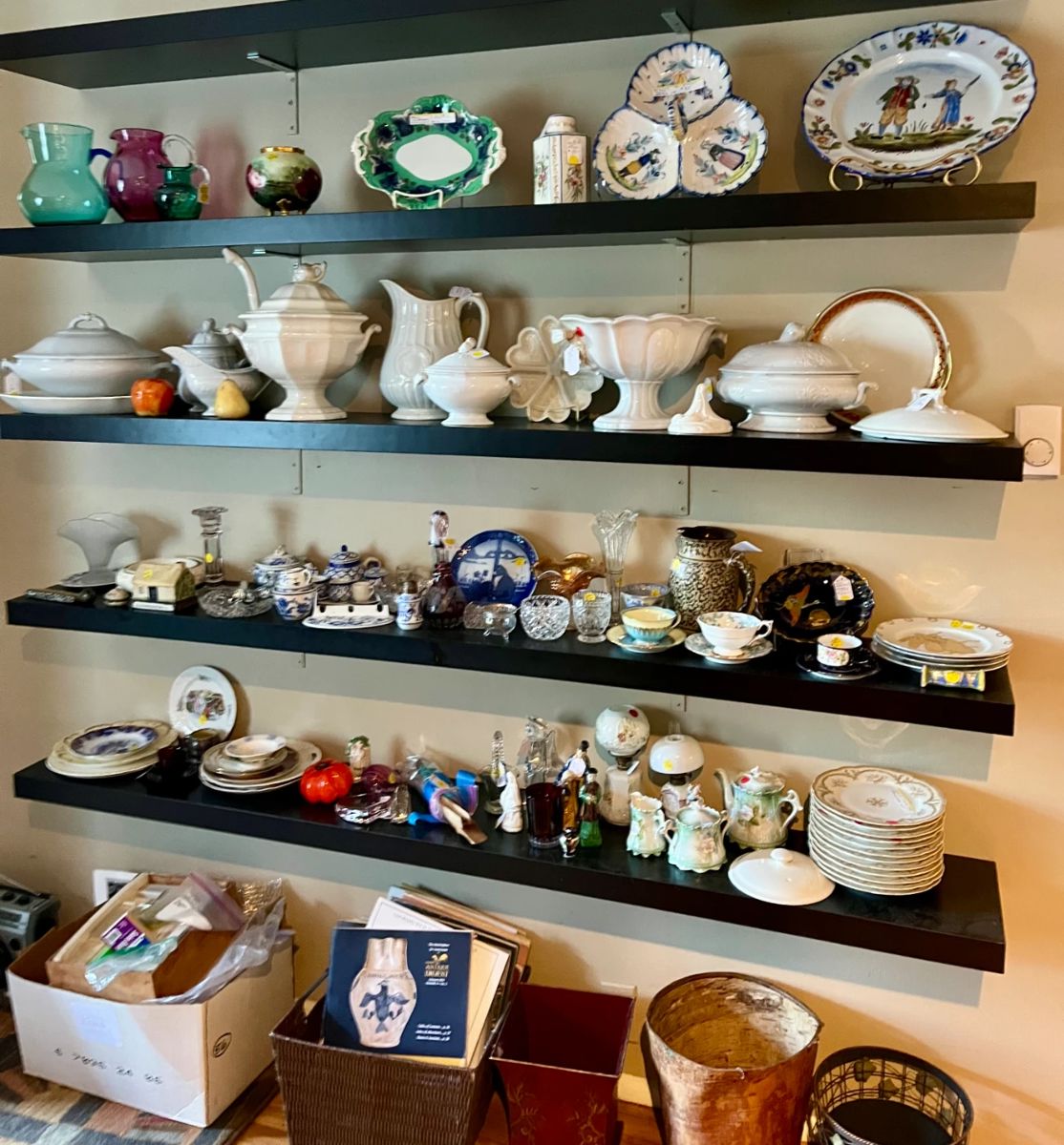 Ironstone, china, antiques and collectibles