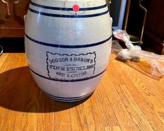 Old stoneware crock