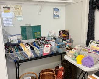 Fabric, Baskets, Sewing Misc., Patterns